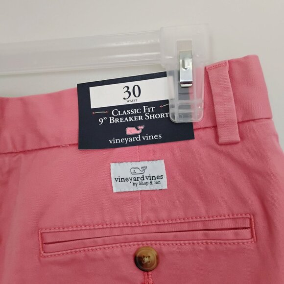 NEW Vineyard Vines Mens Classic Fit 9" Breaker Shorts Size 30 Salmon Pink - Picture 2 of 4